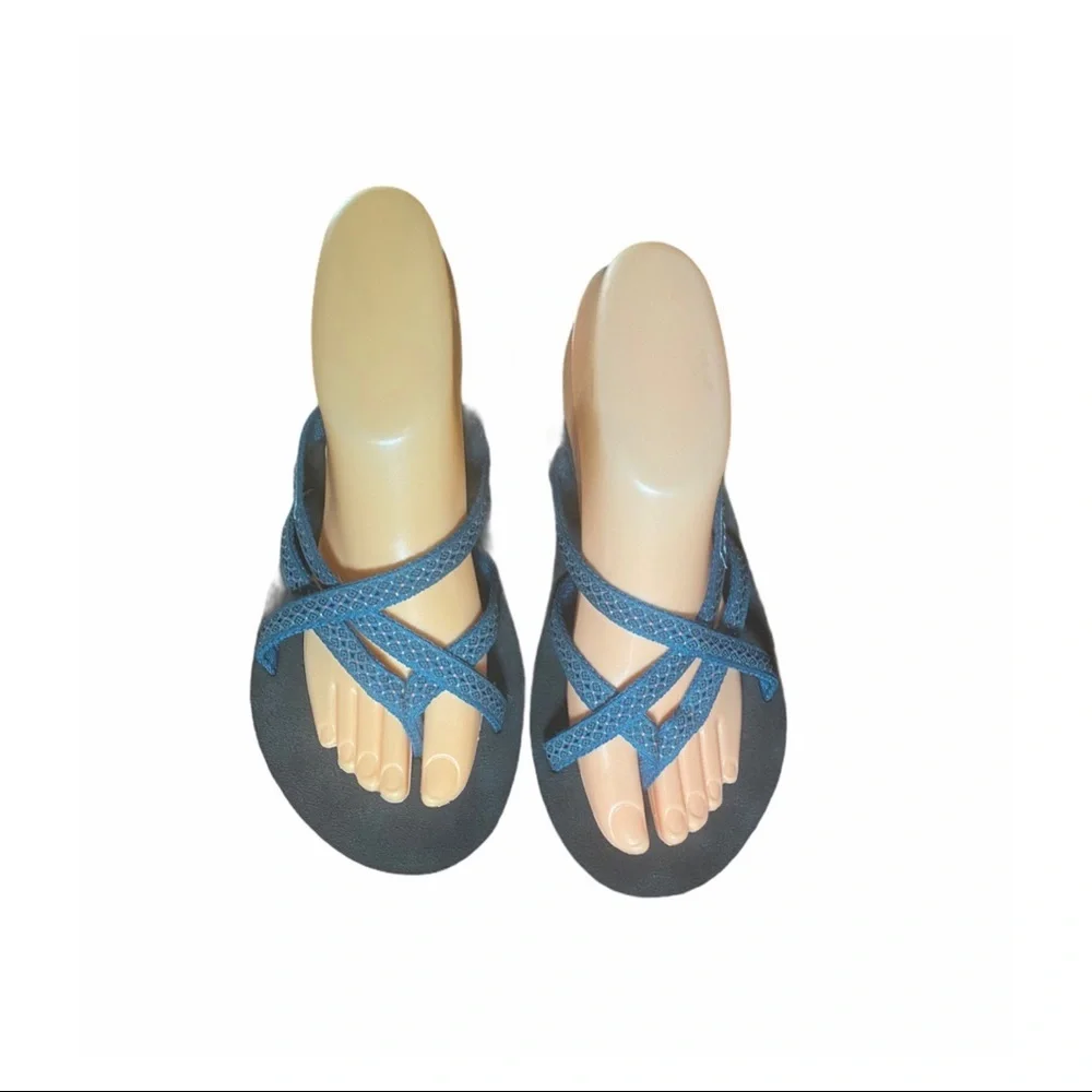 Teva slip on sandals